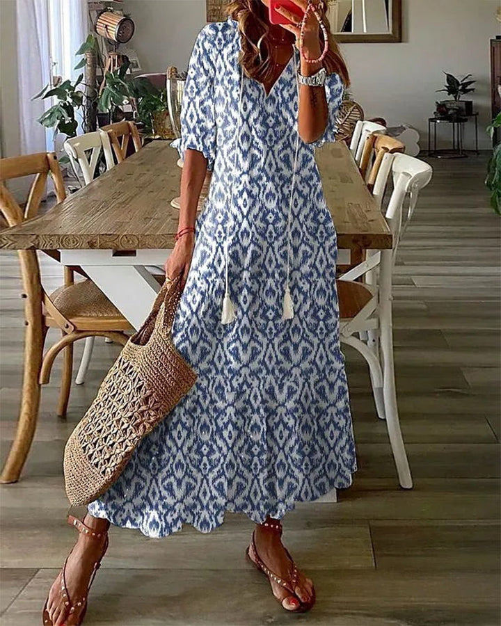 Sienna | Women's Boho Tiered A-Line Summer Dress