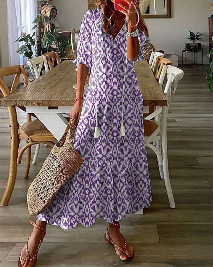 Sienna | Women's Boho Tiered A-Line Summer Dress