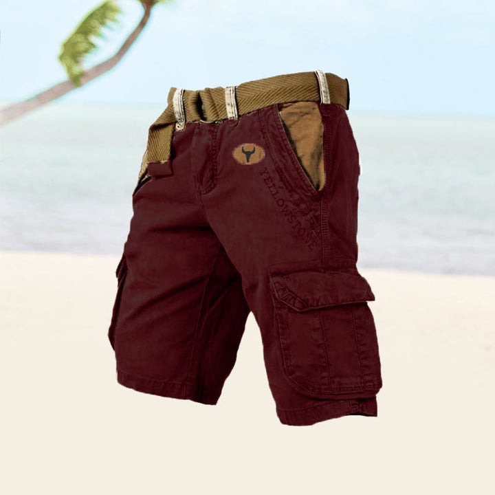 Axel | Men's Multi Pocket Rugged Cargo Shorts