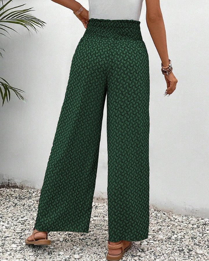 Elira | Women's Boho High-Waist Printed Pants