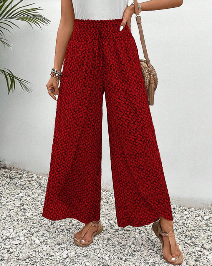 Elira | Women's Boho High-Waist Printed Pants