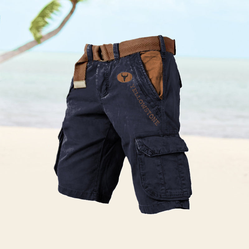 Axel | Men's Multi Pocket Rugged Cargo Shorts