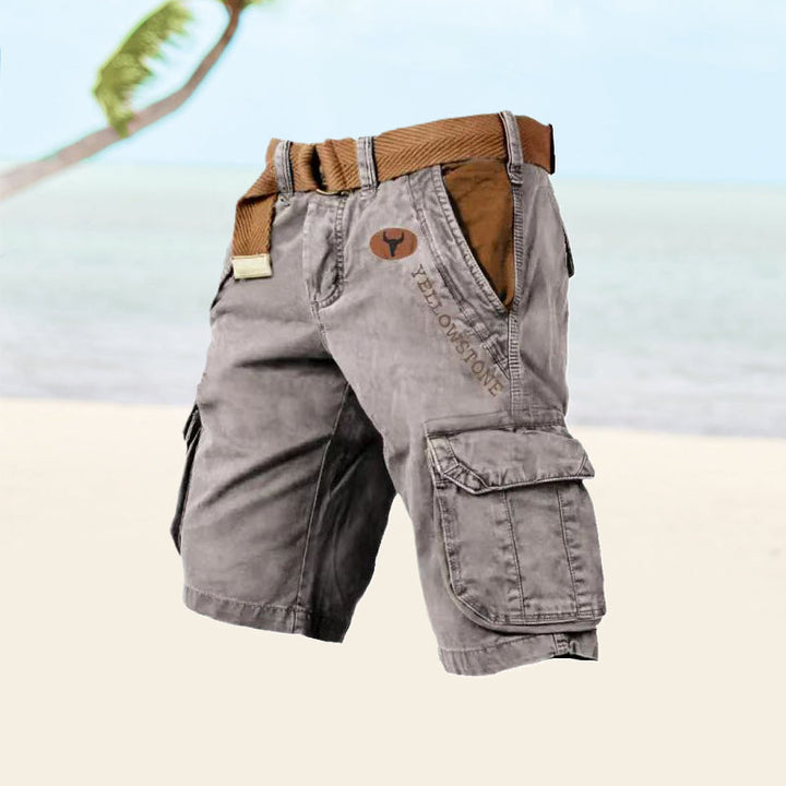 Axel | Men's Multi Pocket Rugged Cargo Shorts