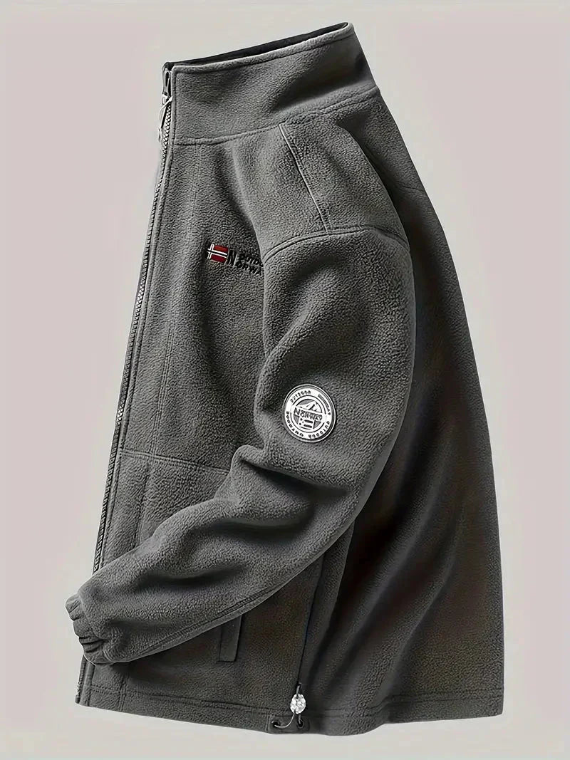 Men's Thermal Fleece Jacket Warm Outdoor Hiking
