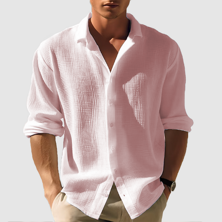 Julian | Men's Lapel Collar Button Down Shirt