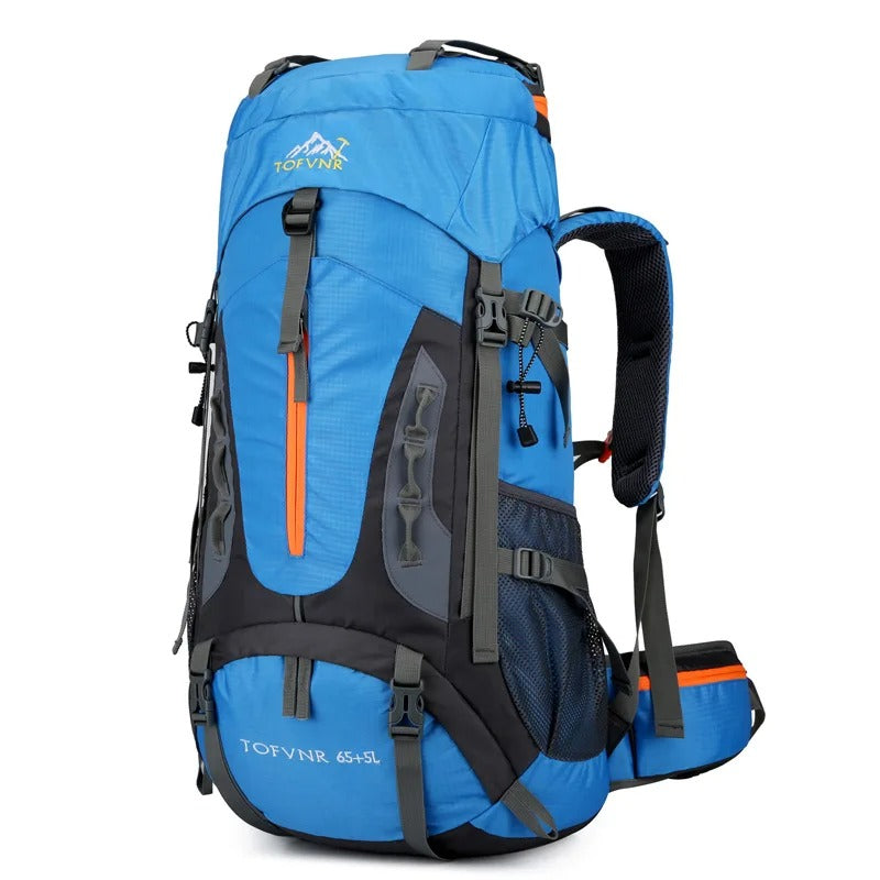 60-Litre Waterproof Hiking Backpack High-Capacity Camping Travel Pack
