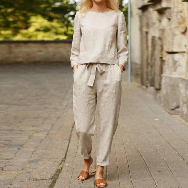 Elowen | Women's Relaxed Linen Two-Piece Co-Ord Set