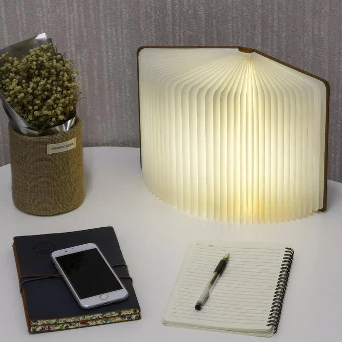 LED Book Lamp Adjustable Brightness – Flexible Arm, USB Rechargeable & Portable Light for Reading