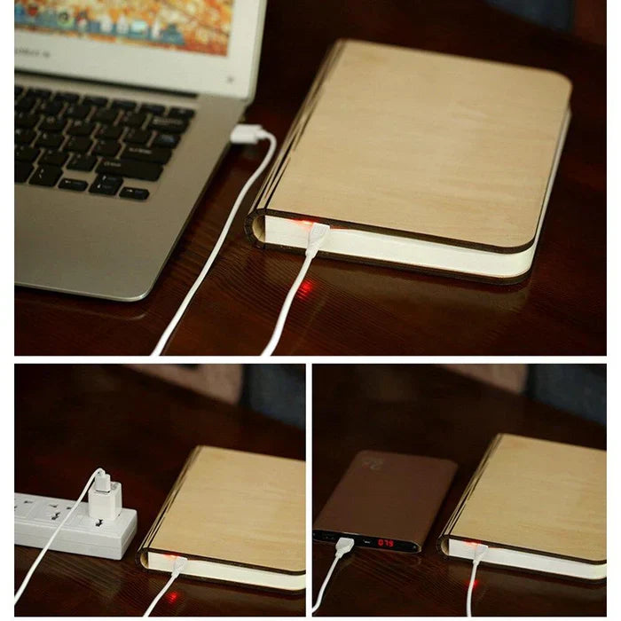 LED Book Lamp Adjustable Brightness – Flexible Arm, USB Rechargeable & Portable Light for Reading