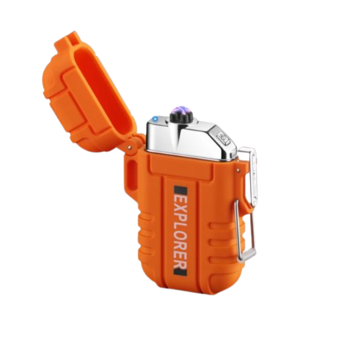 Wind-Resistant Weather-Resistant Electric Lighter USB Rechargeable Survival