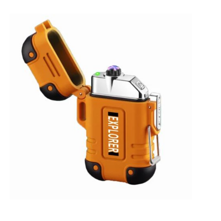 Wind-Resistant Weather-Resistant Electric Lighter USB Rechargeable Survival