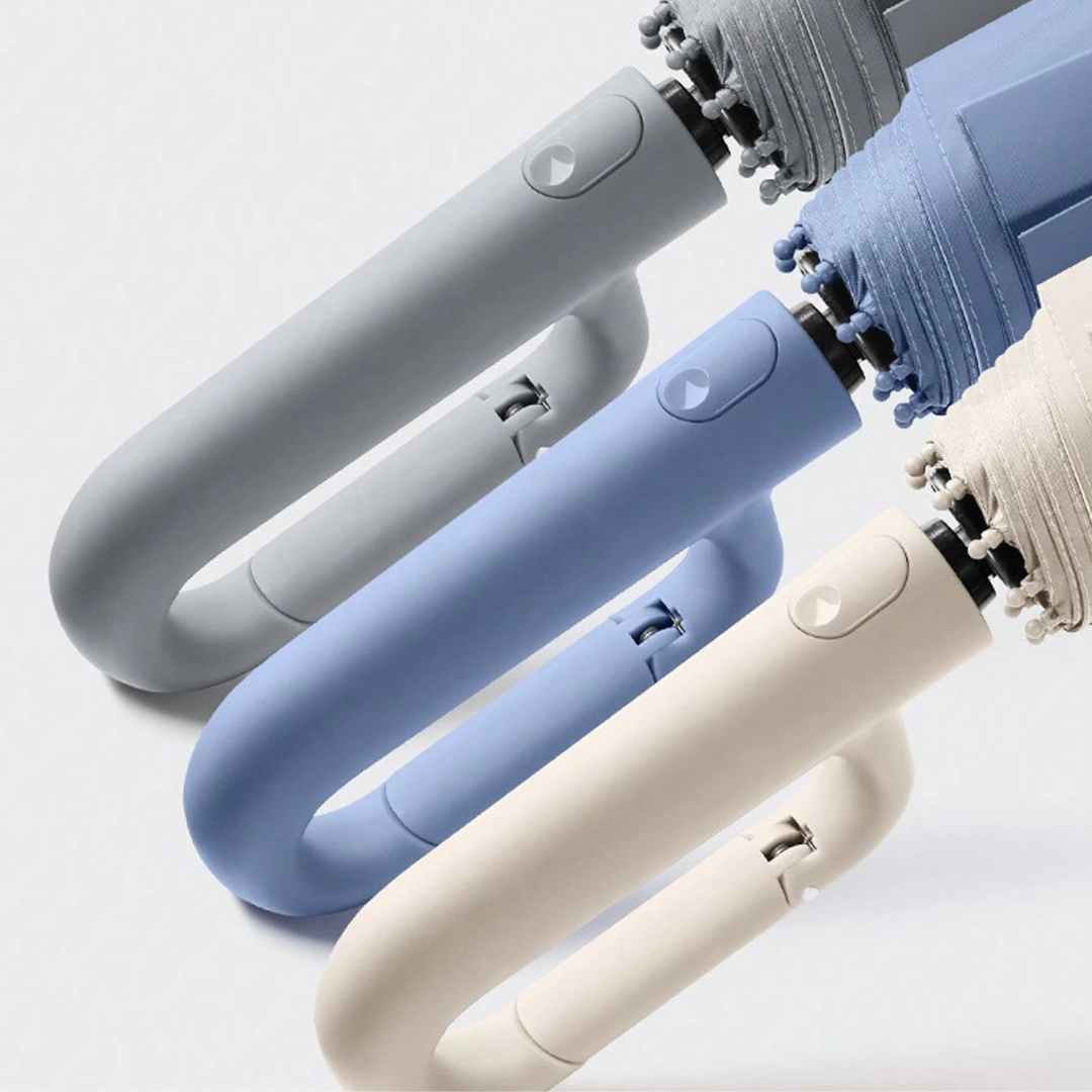 Wind-Resistant Automatic Folding Umbrella Compact Storm Protection