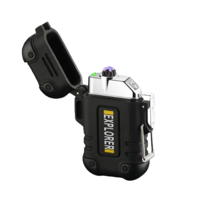 Wind-Resistant Weather-Resistant Electric Lighter USB Rechargeable Survival