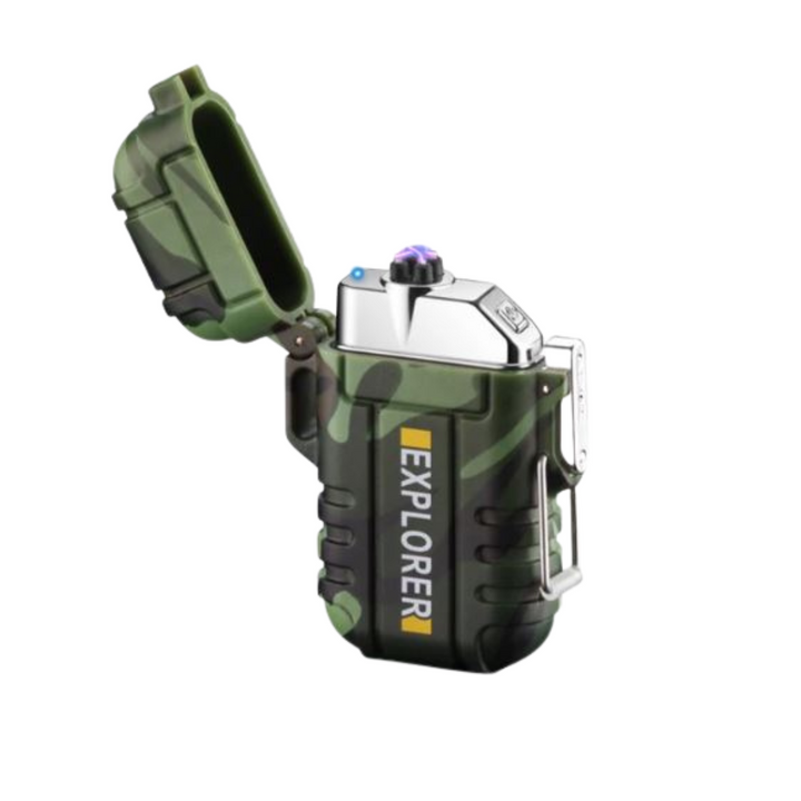 Wind-Resistant Weather-Resistant Electric Lighter USB Rechargeable Survival