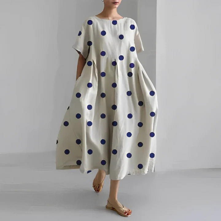 Elara | Women's Loose Floral Boho Midi Dress