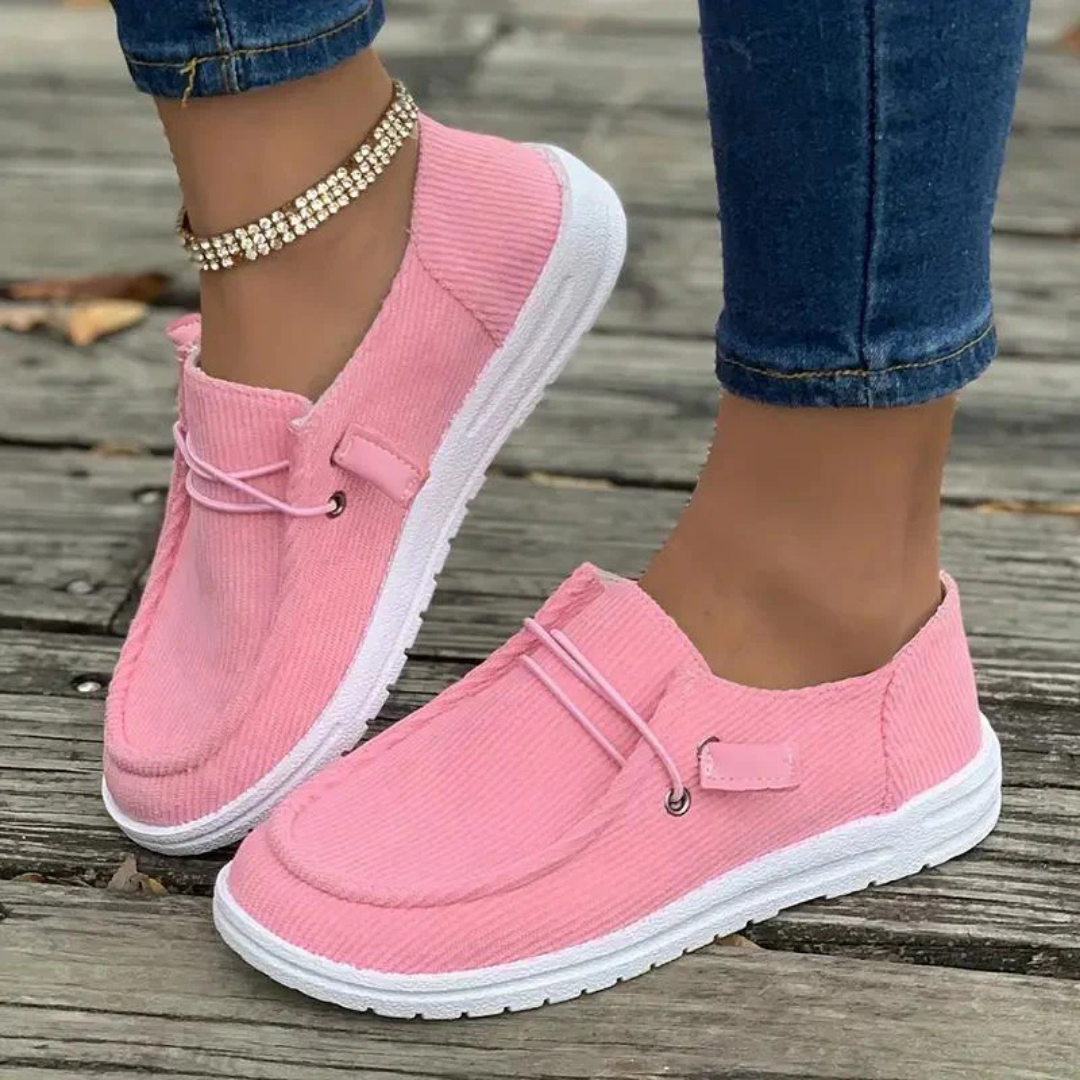 Nerissa | Women's Corduroy Slip-On Low-Top Sneakers