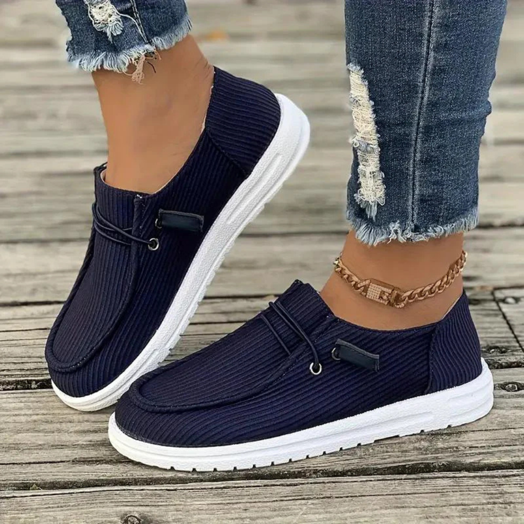Nerissa | Women's Corduroy Slip-On Low-Top Sneakers