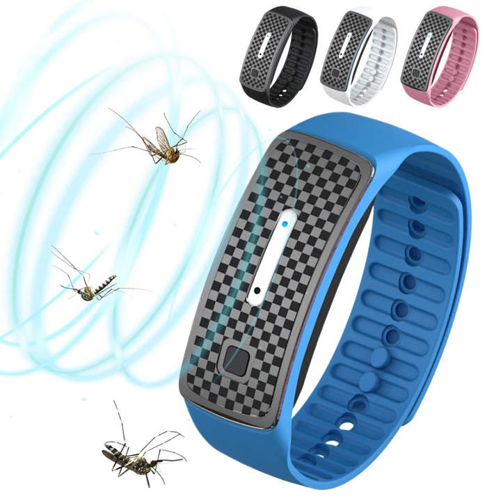 Ultrasonic Mosquito Repeller Bracelet Adjustable Outdoor Wristband