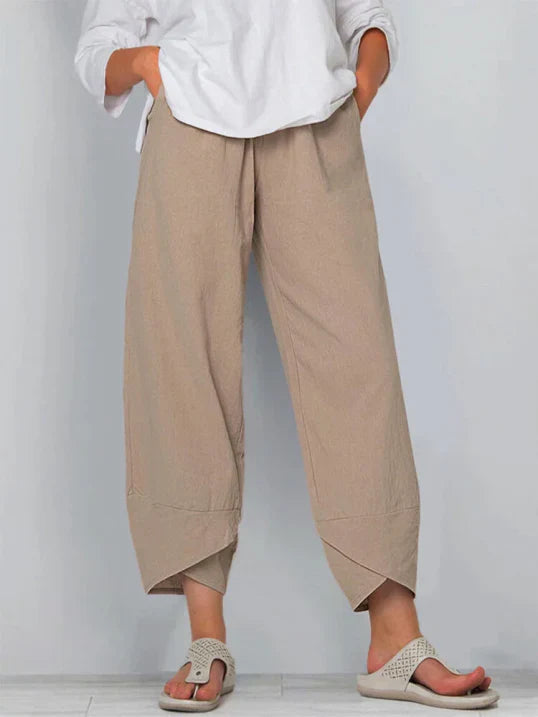 Camila | Women's High Waist Wide-Leg Tulip Pants
