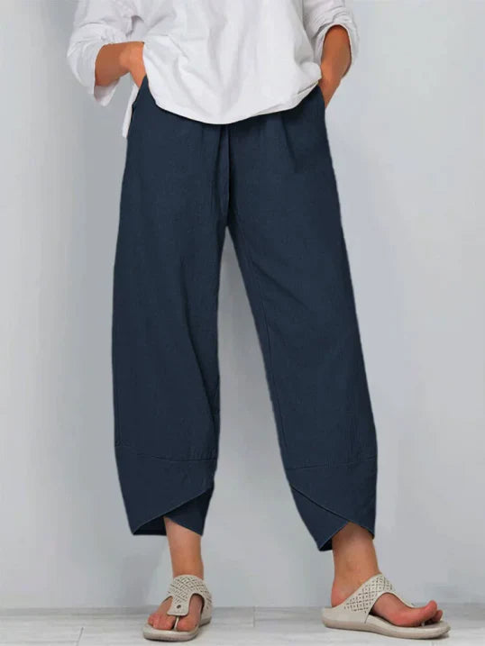 Camila | Women's High Waist Wide-Leg Tulip Pants