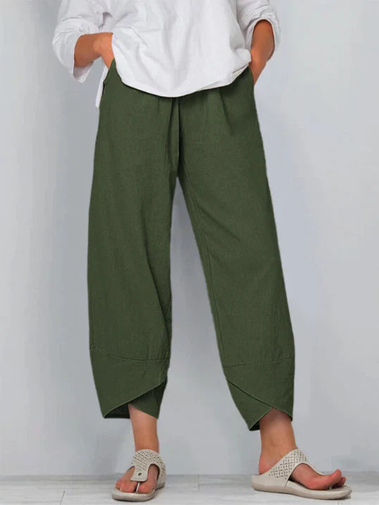 Camila | Women's High Waist Wide-Leg Tulip Pants