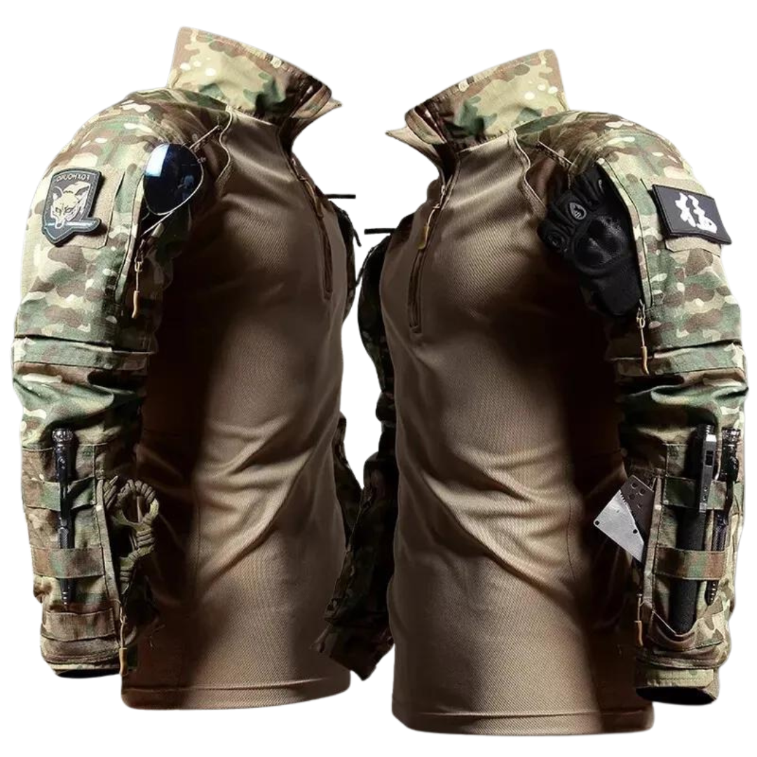 Men's Tactical Outdoor Set Lightweight Water-Resistant Hiking Outfit