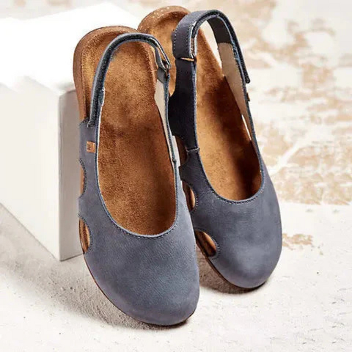 Elora | Women's Closed-Toe Slingback Flat Sandals