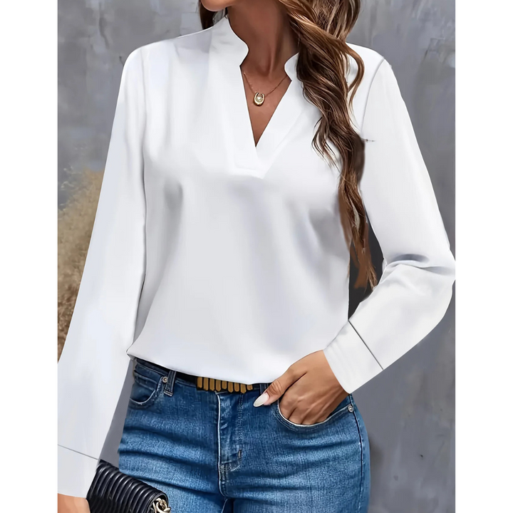 Ariana | Women's V-Neck Long Sleeve Tunic Top