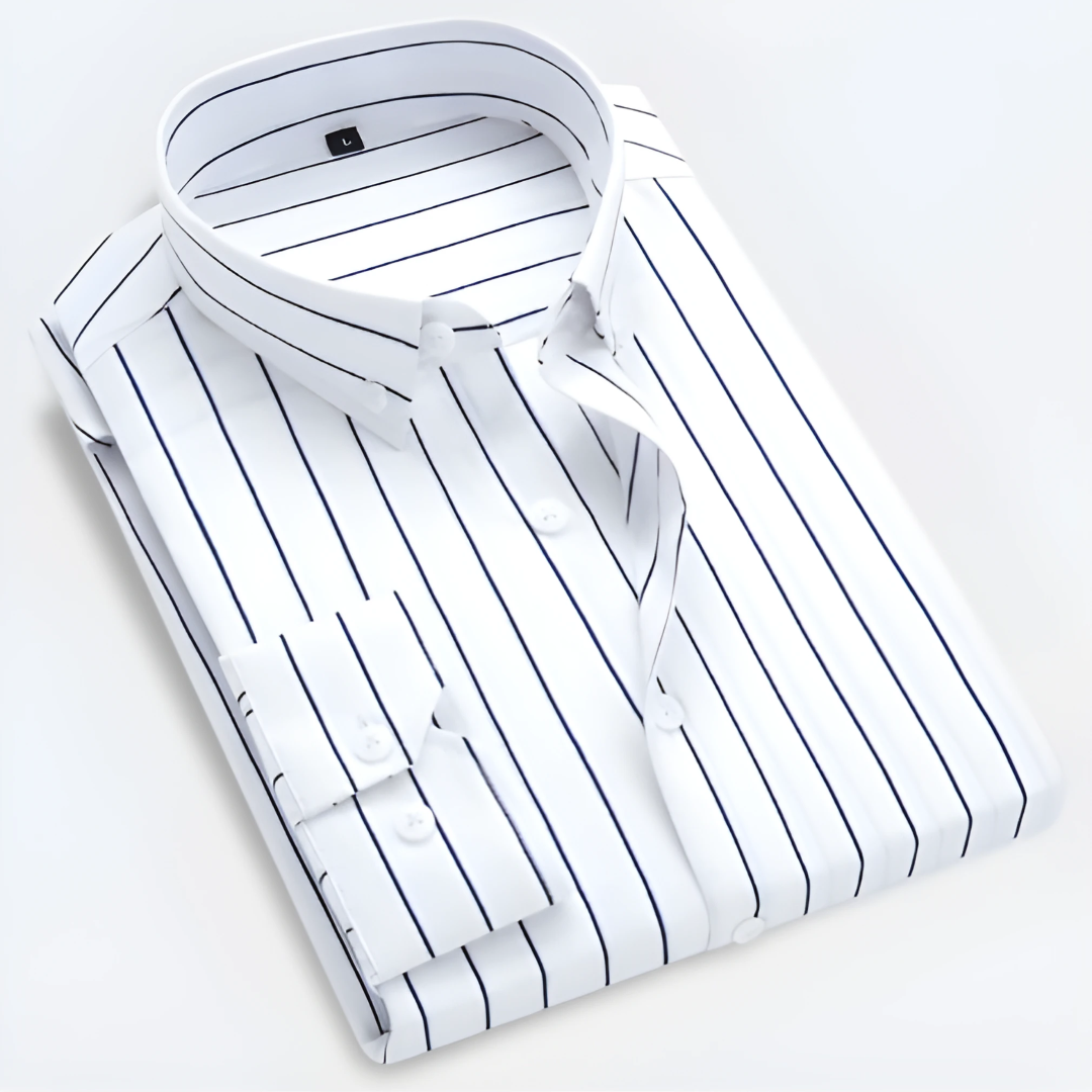 Elian | Men's Striped Long Sleeve Button Shirt