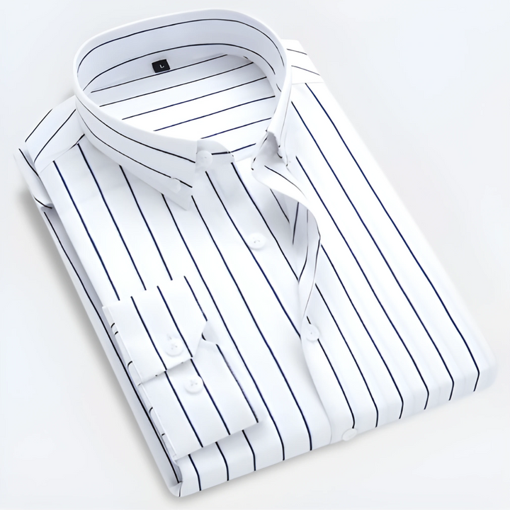 Elian | Men's Striped Long Sleeve Button Shirt