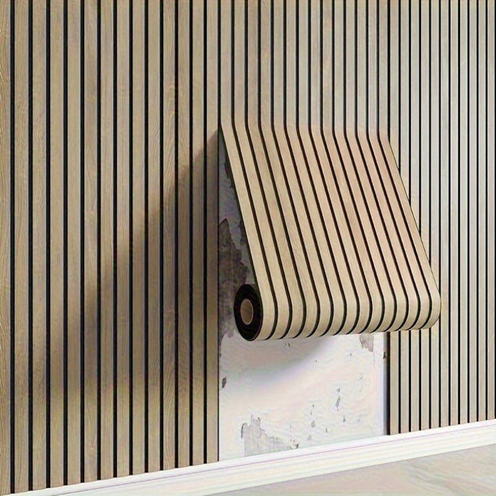 Decorative 3D PVC Wall Panels Wood Look Self-Adhesive – Textured, Water-Resistant & Easy Install, for Home Upgrade