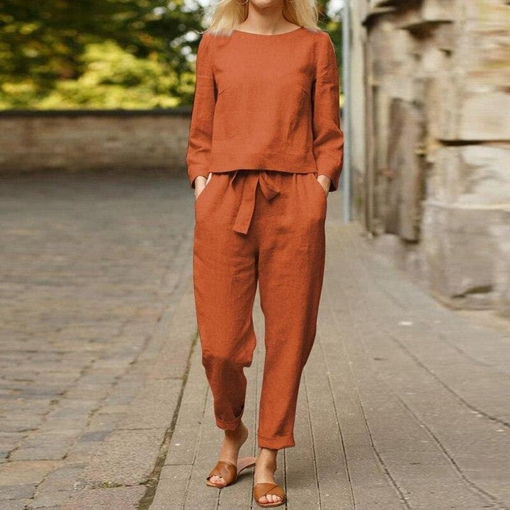 Elowen | Women's Relaxed Linen Two-Piece Co-Ord Set