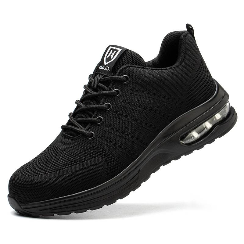 Steel-Toe Safety Shoes for Women – Non-Slip, Breathable Work Footwear with Protective Toe for Industrial Use