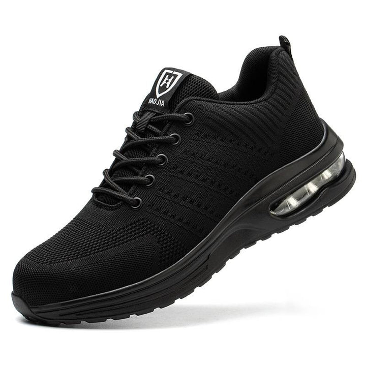 Steel-Toe Safety Shoes for Women – Non-Slip, Breathable Work Footwear with Protective Toe for Industrial Use