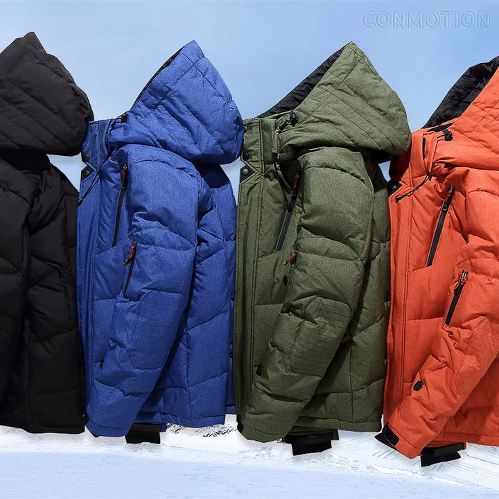 Men's Down Jacket Water-Resistant Wind-Resistant Winter Insulated Coat