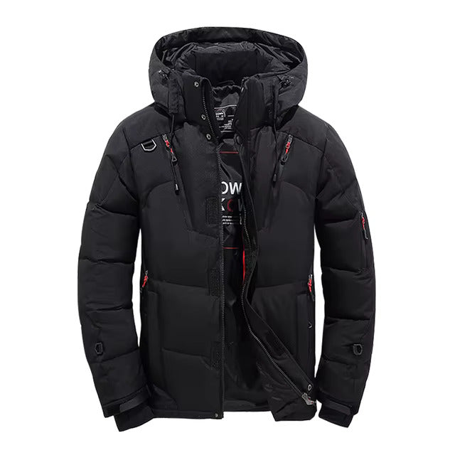 Men's Down Jacket Water-Resistant Wind-Resistant Winter Insulated Coat