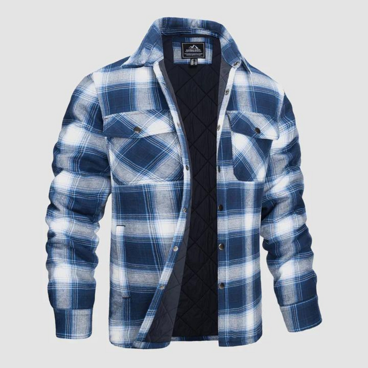 Men's Lumberjack Jacket Lined Warm Hard-Wearing Outdoor Work Coat