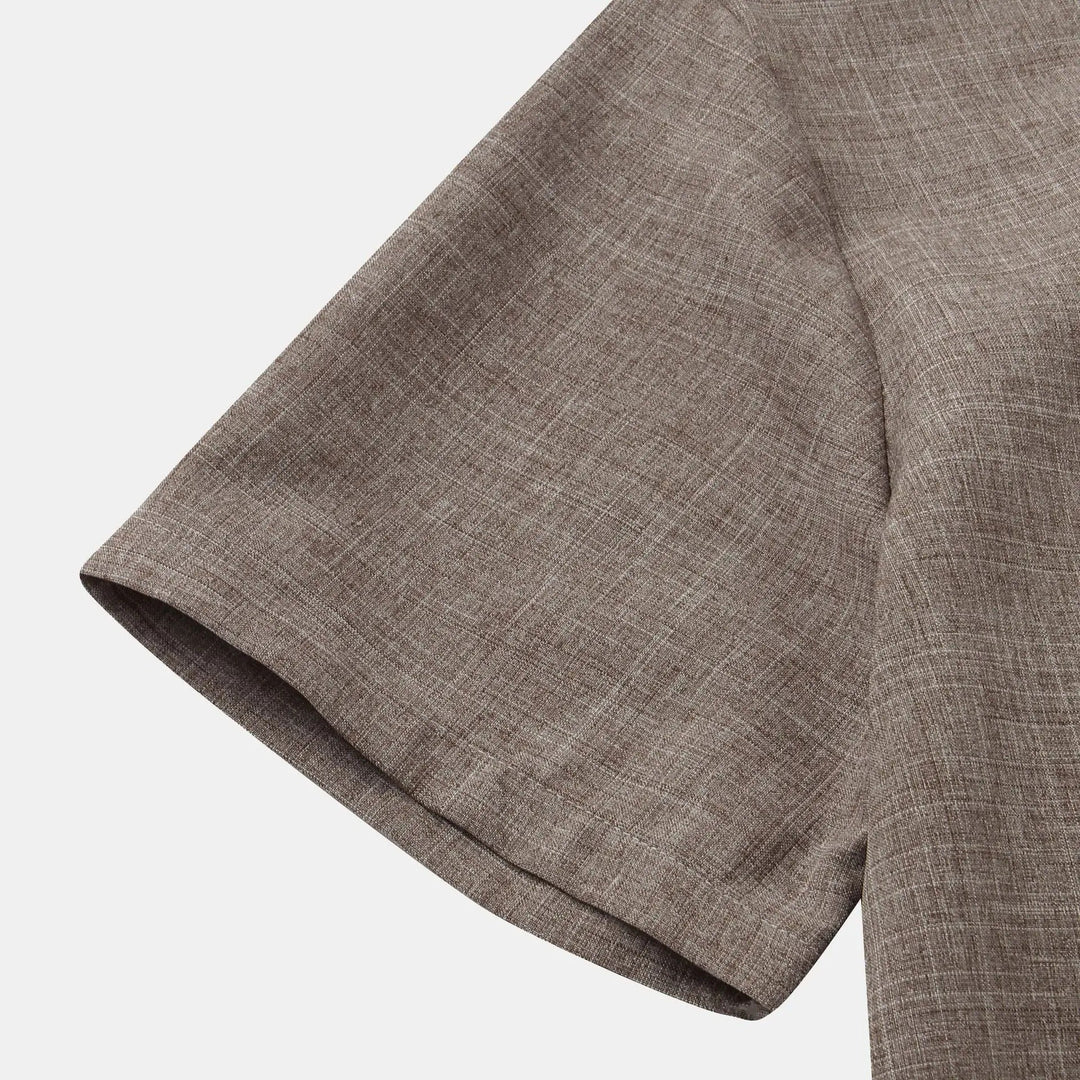 Rowan | Men's Stand Collar Button Front Casual Shirt
