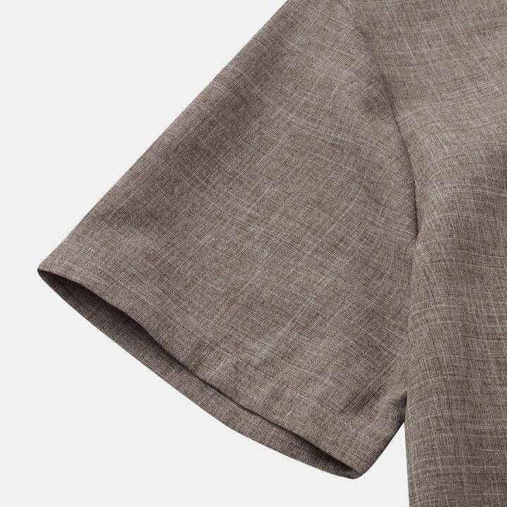Rowan | Men's Stand Collar Button Front Casual Shirt