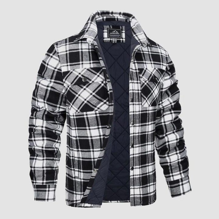 Men's Lumberjack Jacket Lined Warm Hard-Wearing Outdoor Work Coat