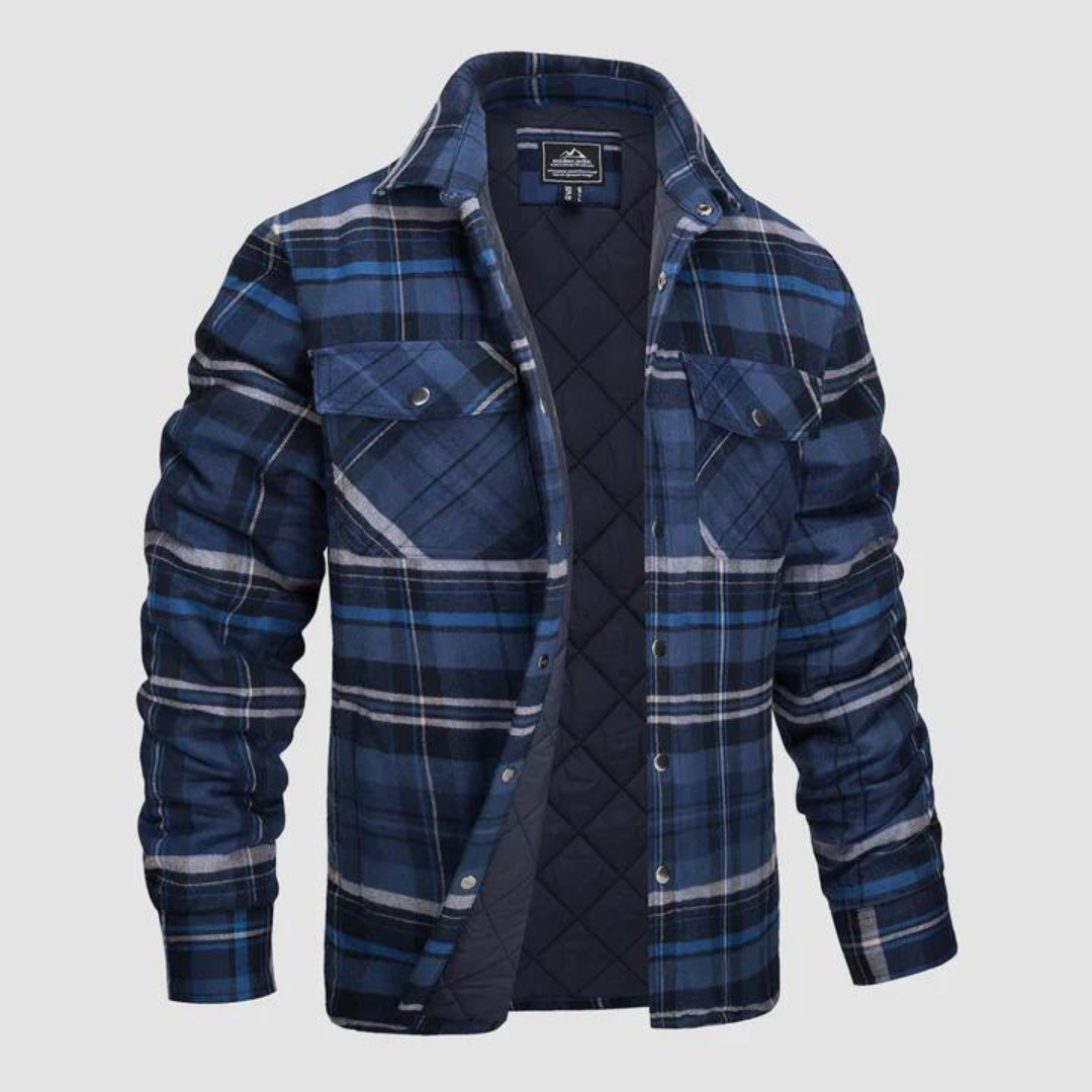 Men's Lumberjack Jacket Lined Warm Hard-Wearing Outdoor Work Coat
