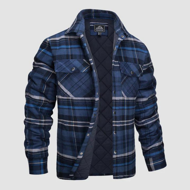 Men's Lumberjack Jacket Lined Warm Hard-Wearing Outdoor Work Coat