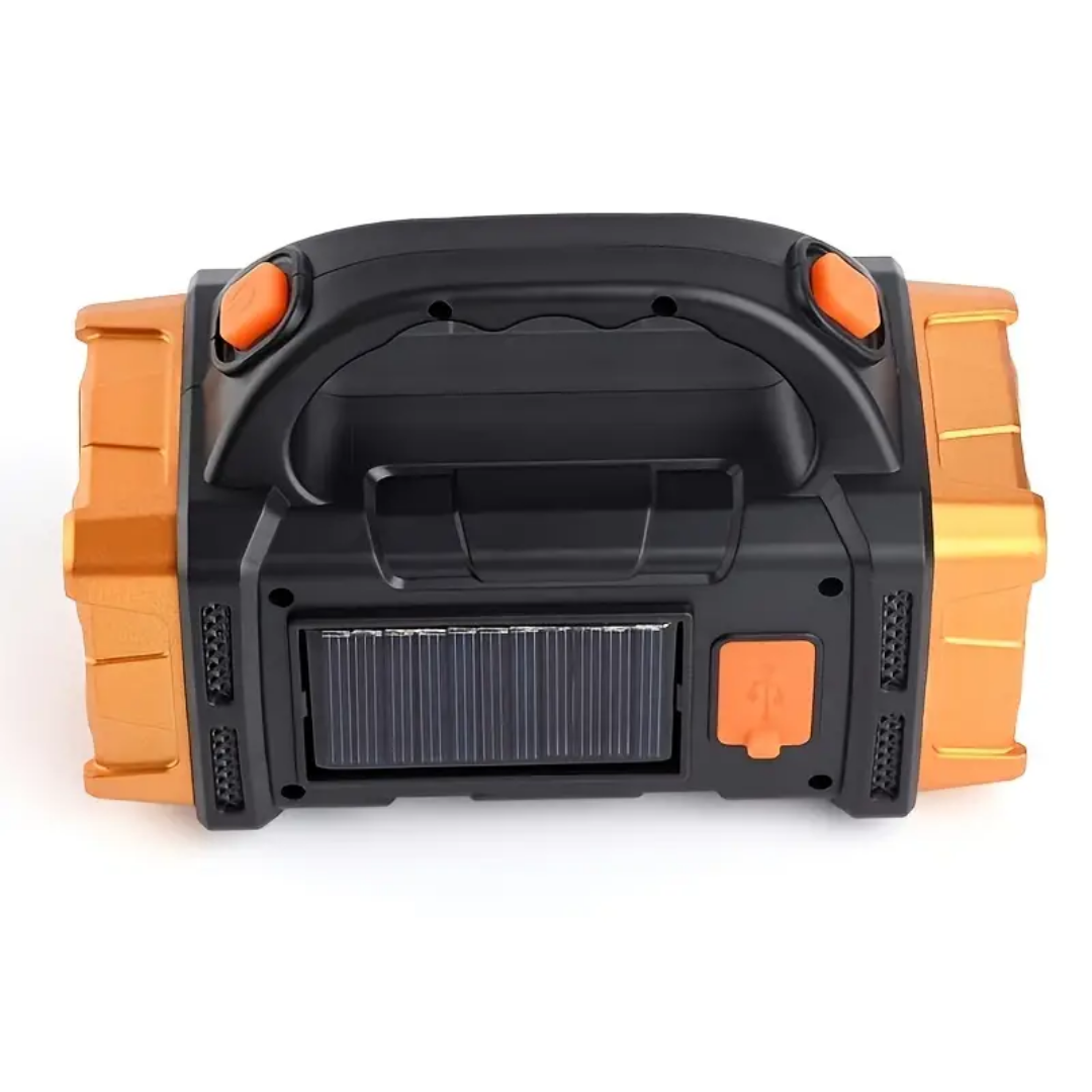Solar Emergency Torch Power Bank Weather-Resistant LED Camping Light