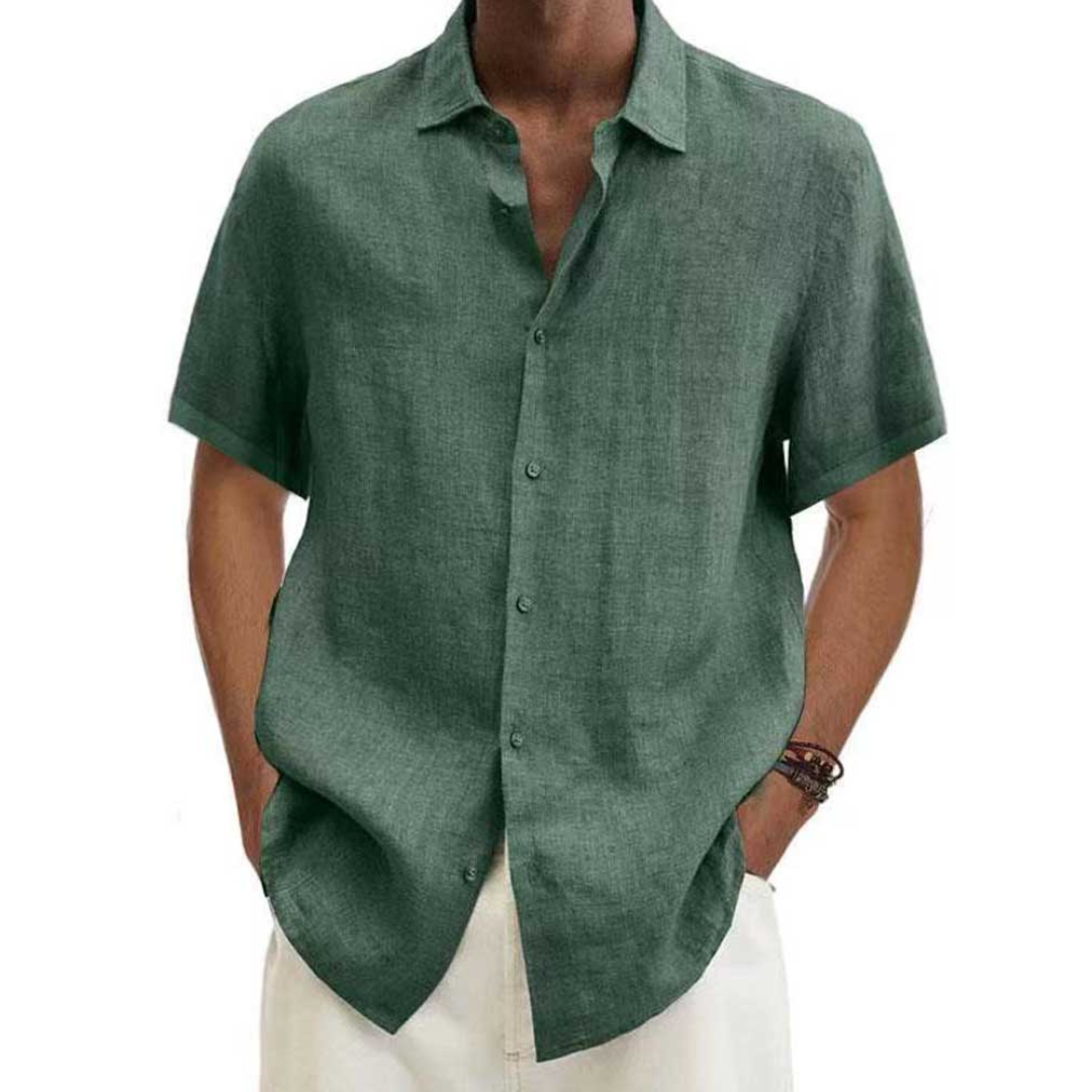 Elliot | Men's Short Sleeve Lightweight Beach Button Shirt
