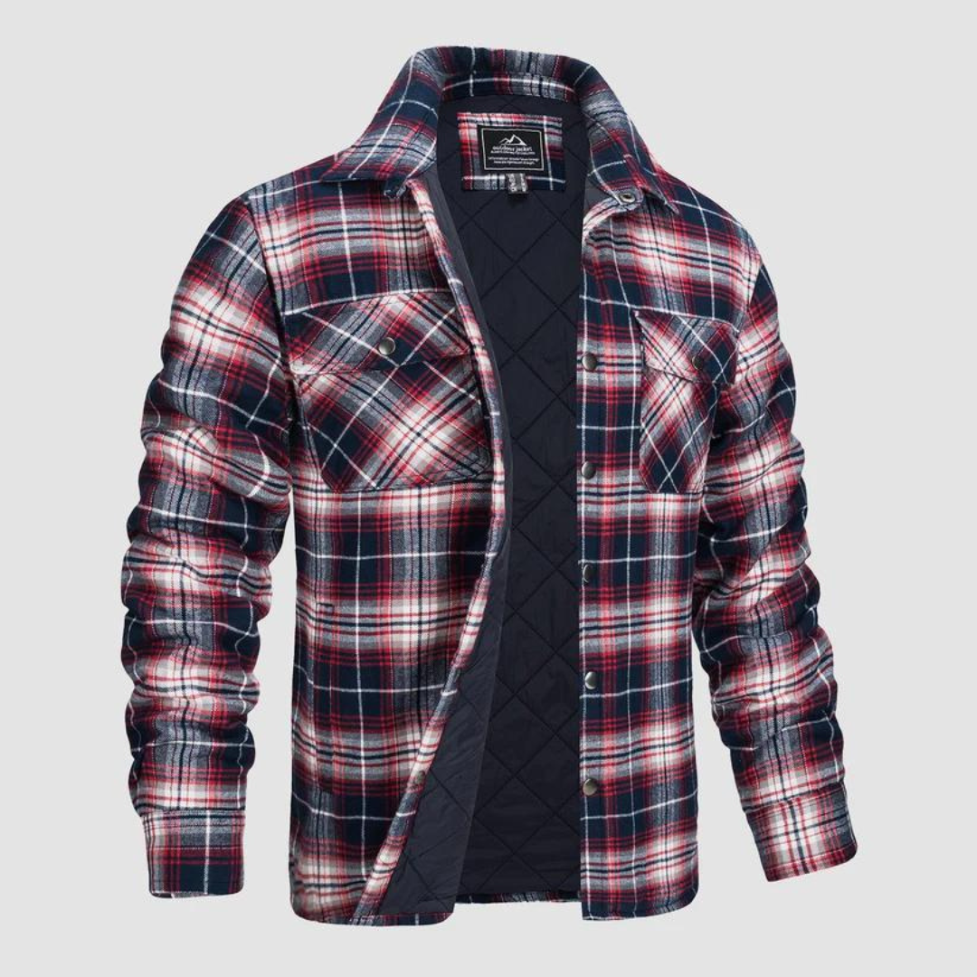 Men's Lumberjack Jacket Lined Warm Hard-Wearing Outdoor Work Coat