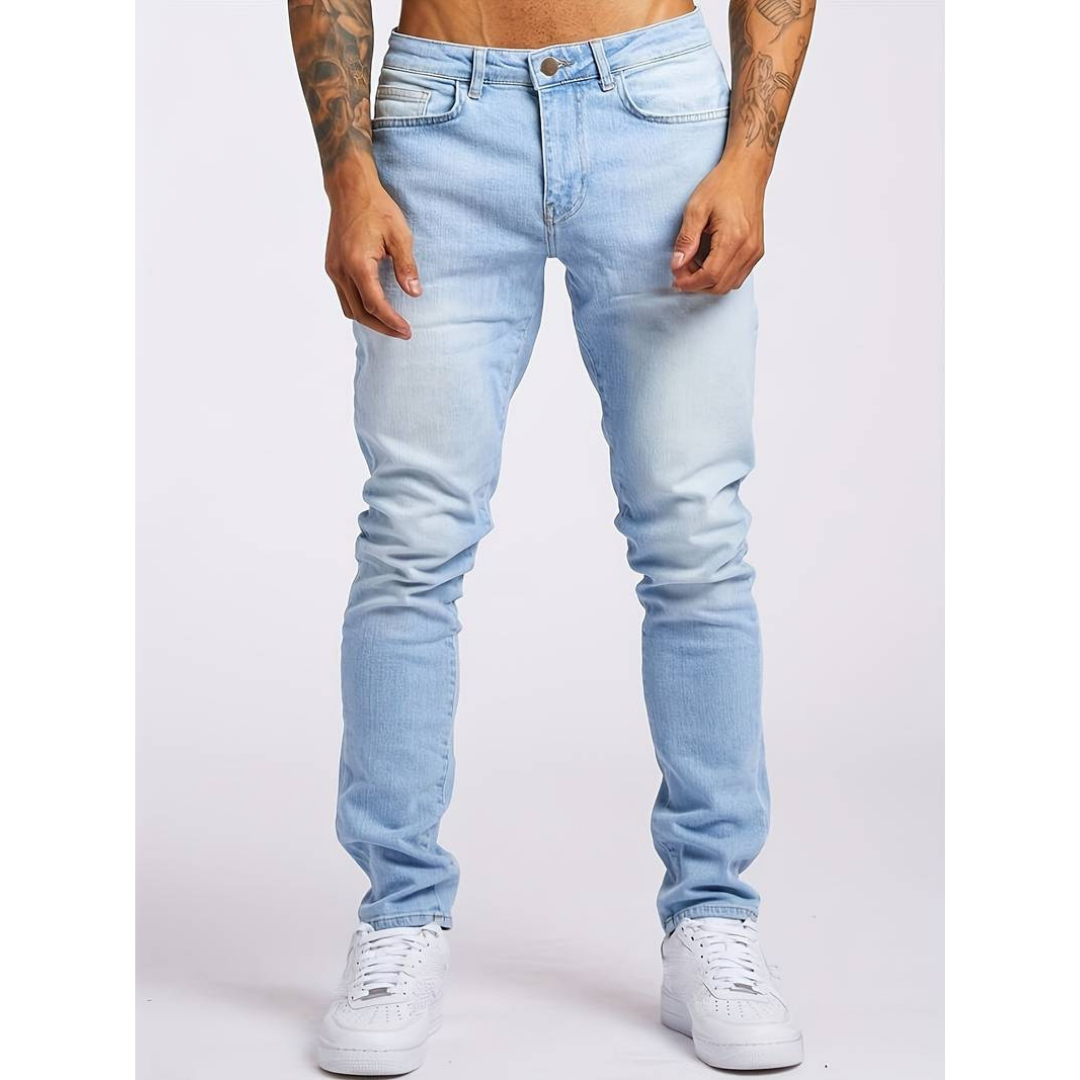 Orion | Men's Tapered Stretch Denim Slim Jeans