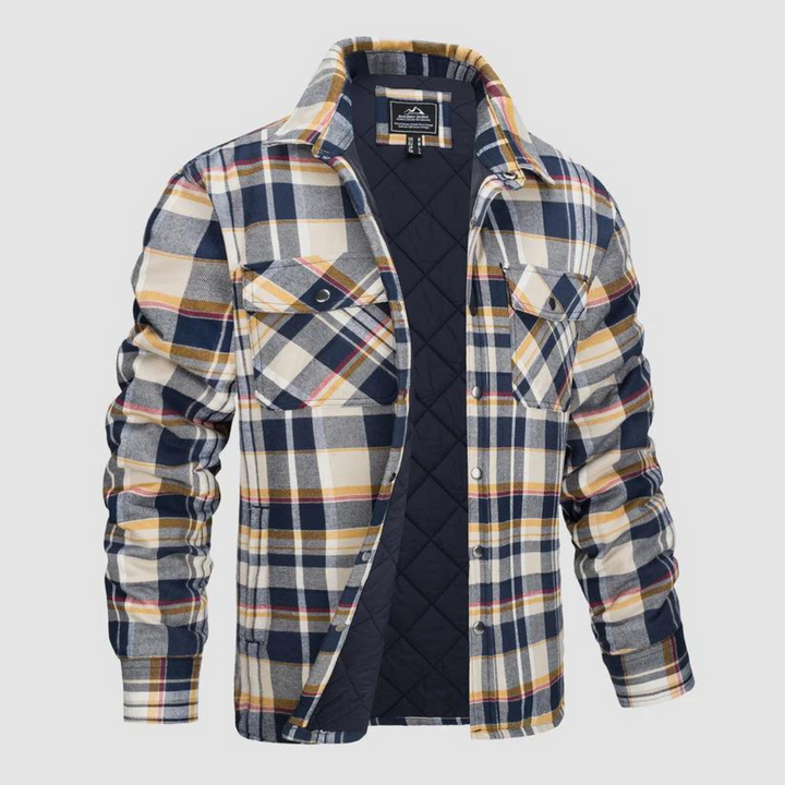Men's Lumberjack Jacket Lined Warm Hard-Wearing Outdoor Work Coat