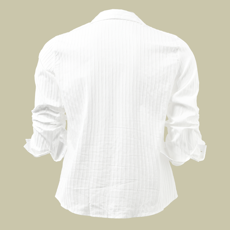 Zayden | Men's Textured Ribbed Slim Fit Summer Shirt