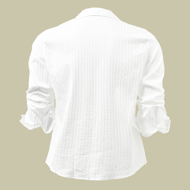 Zayden | Men's Textured Ribbed Slim Fit Summer Shirt