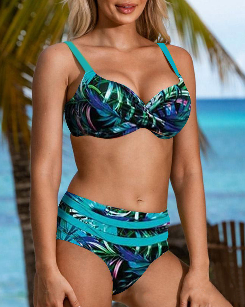 Zaria | Women's High Rise Two-Piece Bikini Swim Set